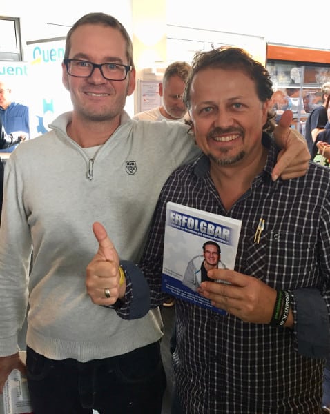 Florian Schoel und Roland Hamm mit dem Buch Erfolgbar