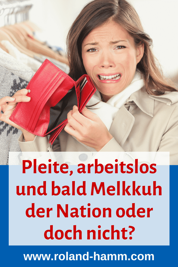 arbeitslos und pleite